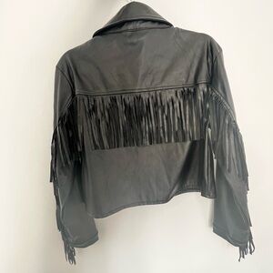 Western Boho Cowgirl - Black Fringe Western Jacket
